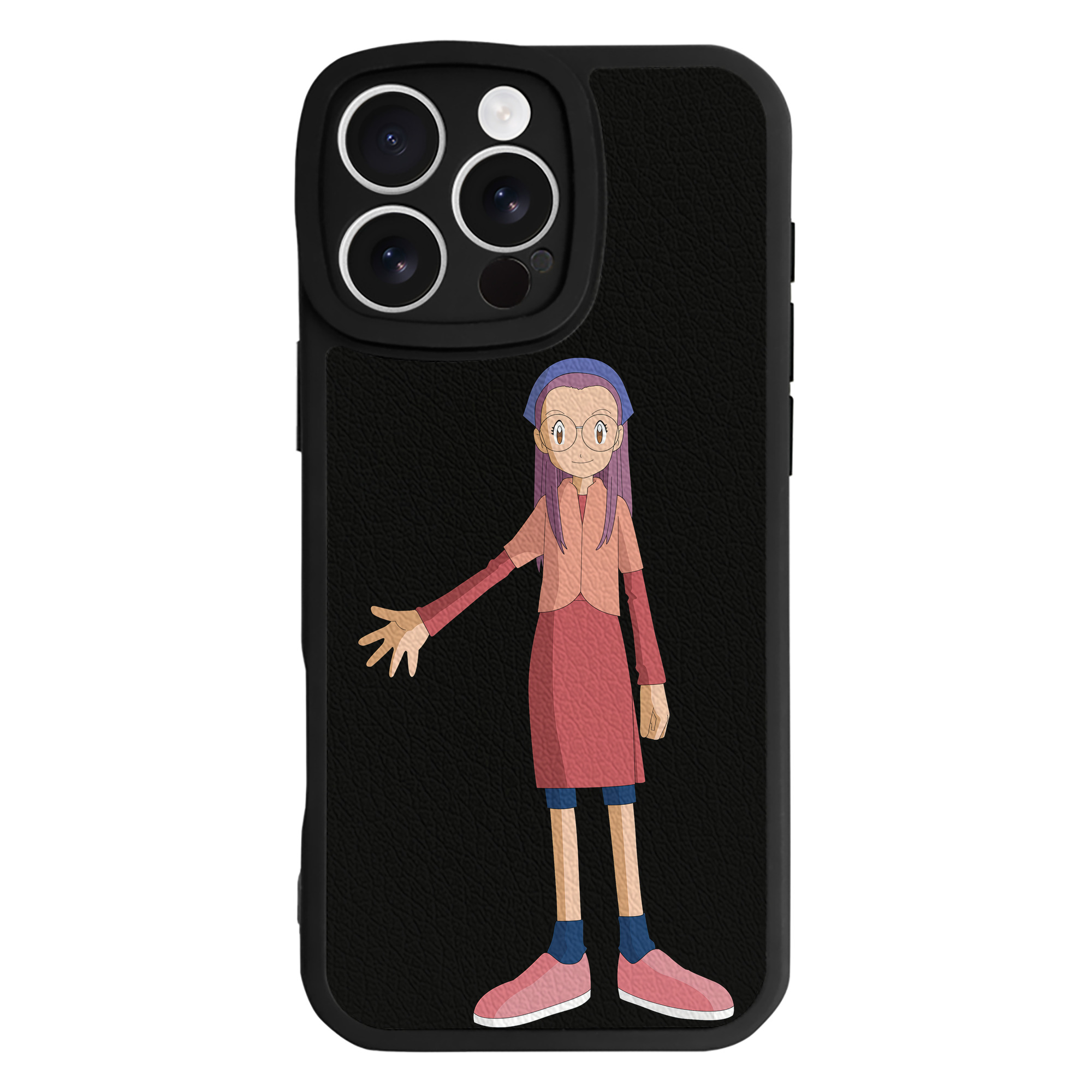 （画像用） Digimon デジタルモンスター/デジモン 【iPhone 16シリーズ対応】シリコンスマホケース（レザー調） 材質：シリコン